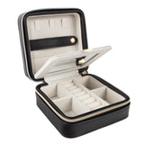 Leah Travel Jewelry Case: Red-2972 Cases Brouk and Co.