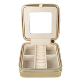 Leah Travel Jewelry Case: Red-2972 Cases Brouk and Co.