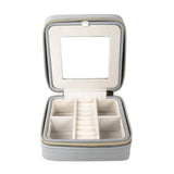 Leah Travel Jewelry Case: Red-2972 Cases Brouk and Co.