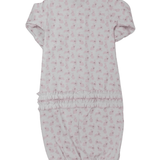 Leaping Bunnies Print Ruffle Converter - Pink Baby Sleepwear Magnolia Baby