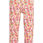 Leggings - Autumn Floral Stripe Girls Pants + Leggings Bisby