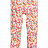 Leggings - Autumn Floral Stripe Girls Pants + Leggings Bisby