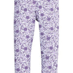 Leggings - Lavender Vine Floral Girls Pants + Leggings Bisby