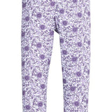 Leggings - Lavender Vine Floral Girls Pants + Leggings Bisby