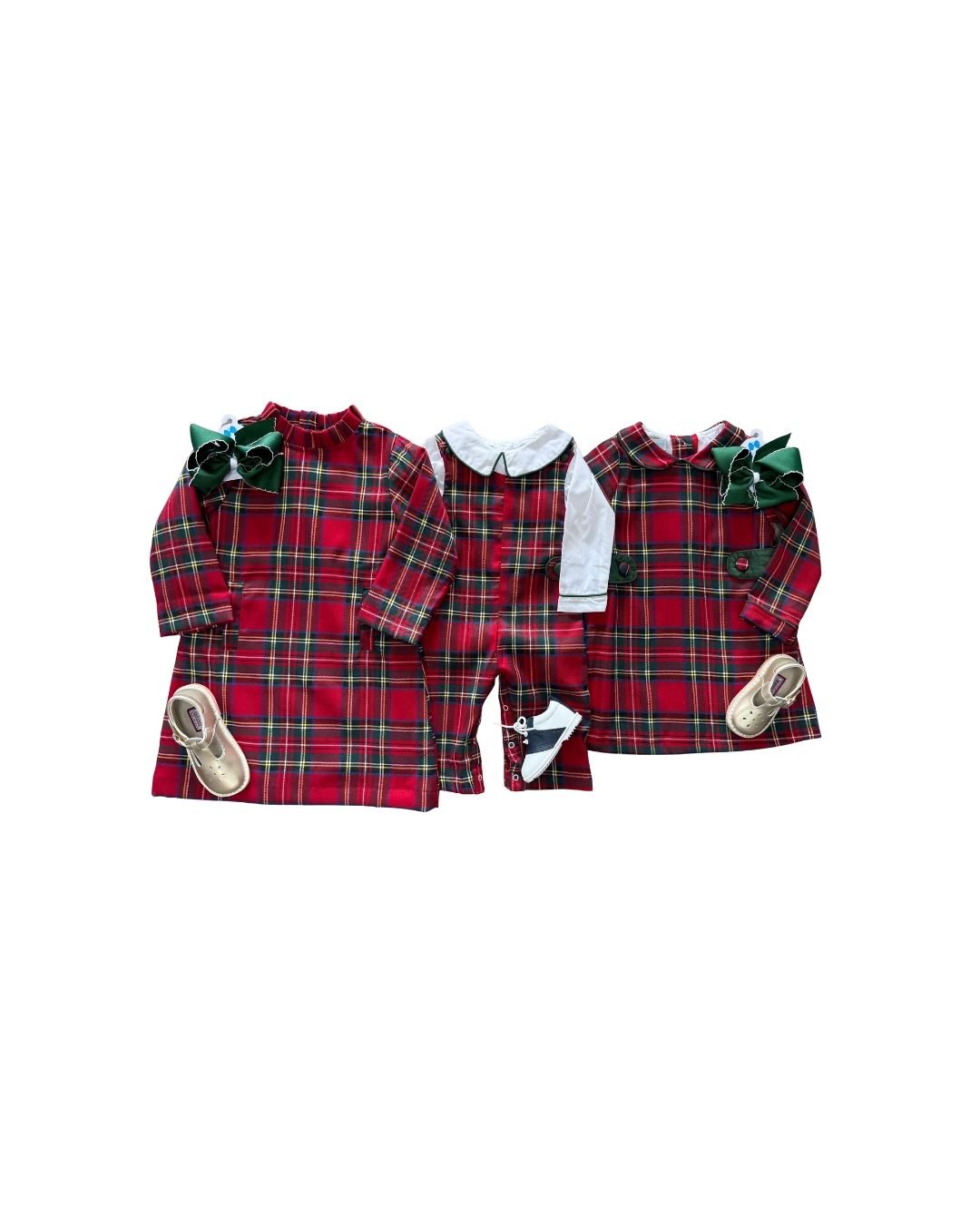 Leigh Dress - Festive Tartan Girls Occasion Dresses The Oaks Apparel Company