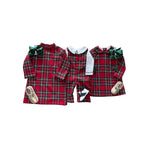 Leigh Dress - Festive Tartan Girls Occasion Dresses The Oaks Apparel Company