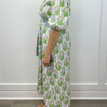 Leila - Chateau Toile Long Dresses Marigold