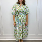 Leila - Chateau Toile Long Dresses Marigold