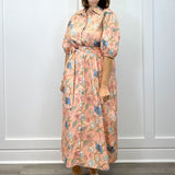 Leila Dress - Blush Bouquet Long Dresses Marigold