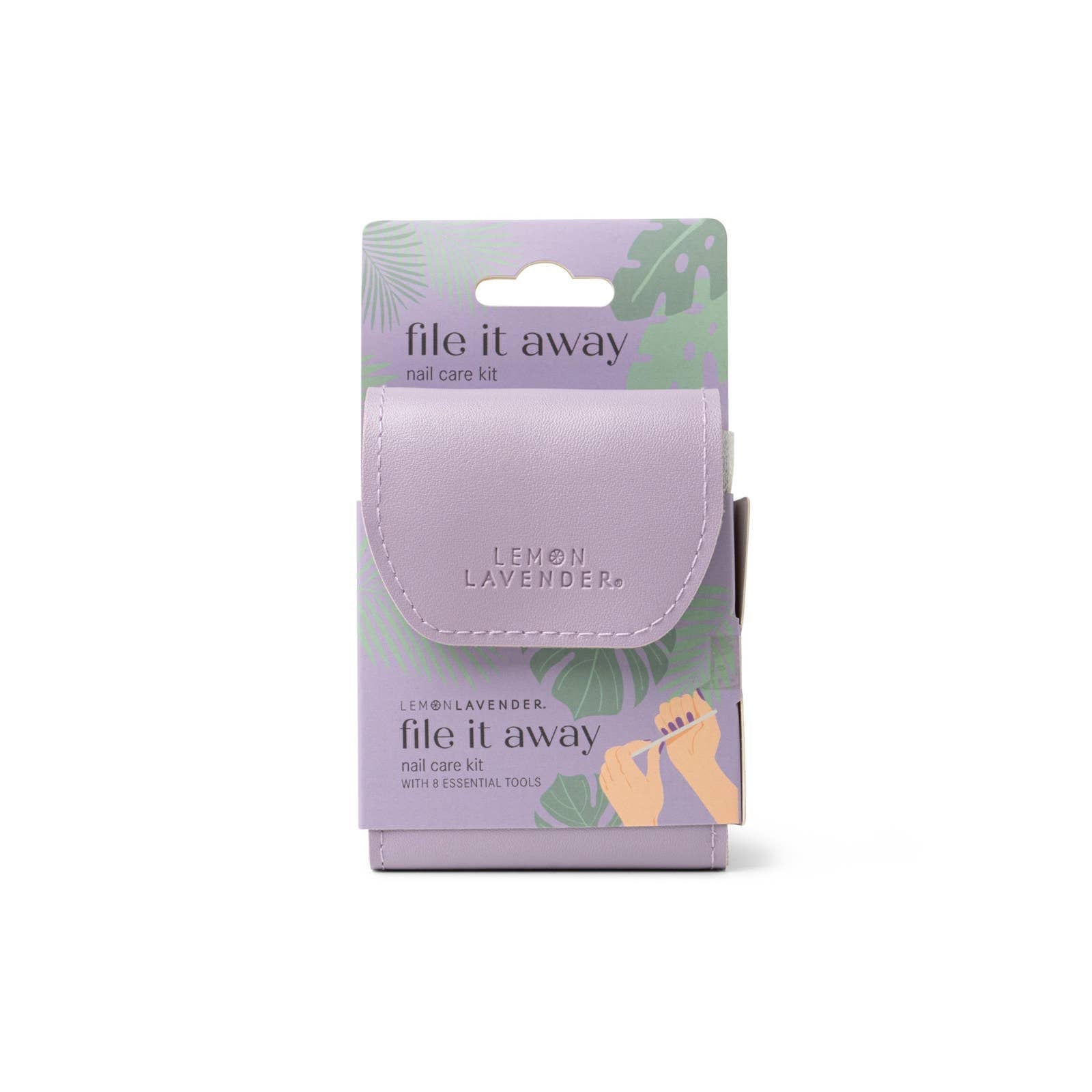Lemon Lavender File It Away Nail Care Kit - Sugar Babies Children's Boutique/Meg's Shoppe