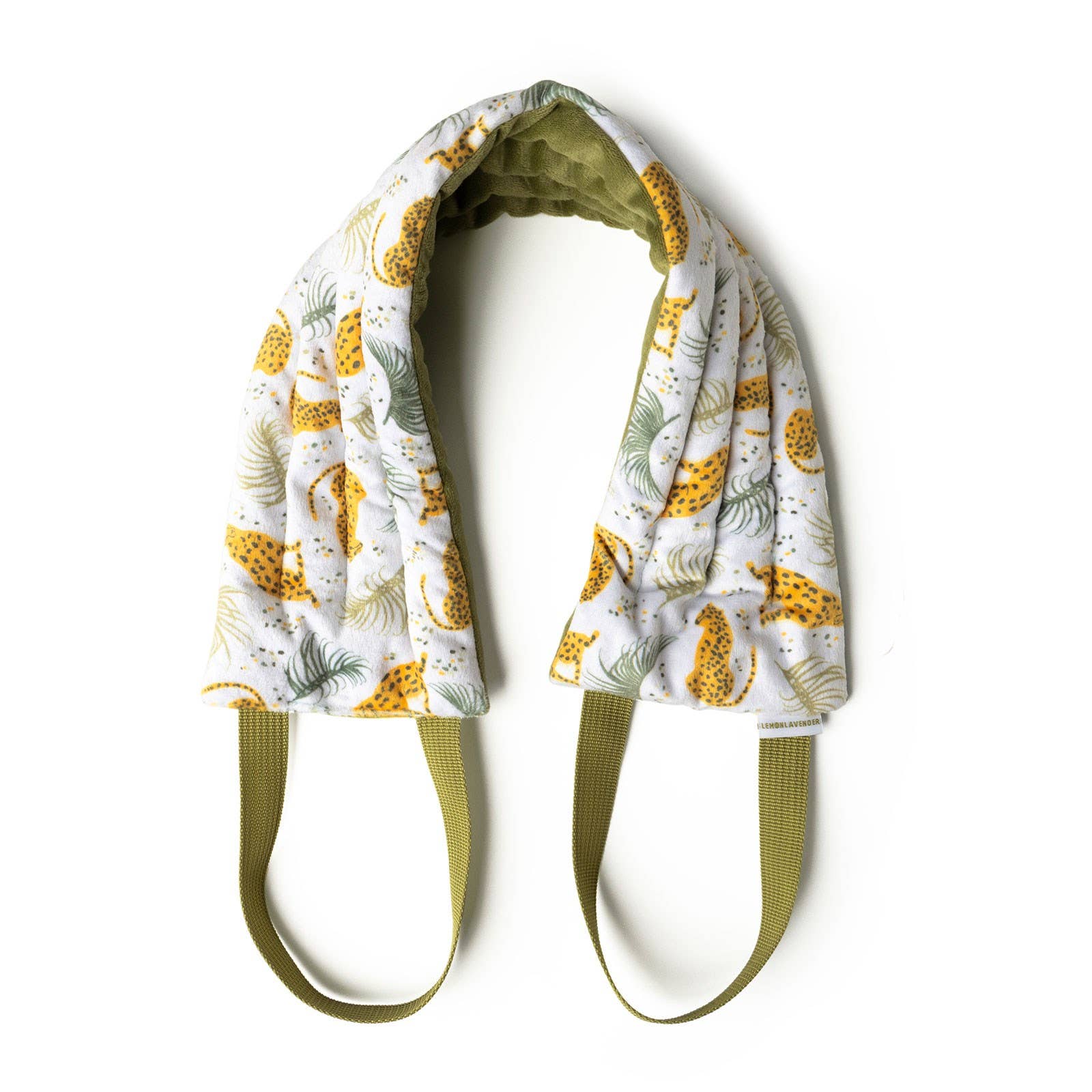 Lemon Lavender Hot Stuff Heated Neck Wrap Self-Care DM Merchandising Leopard