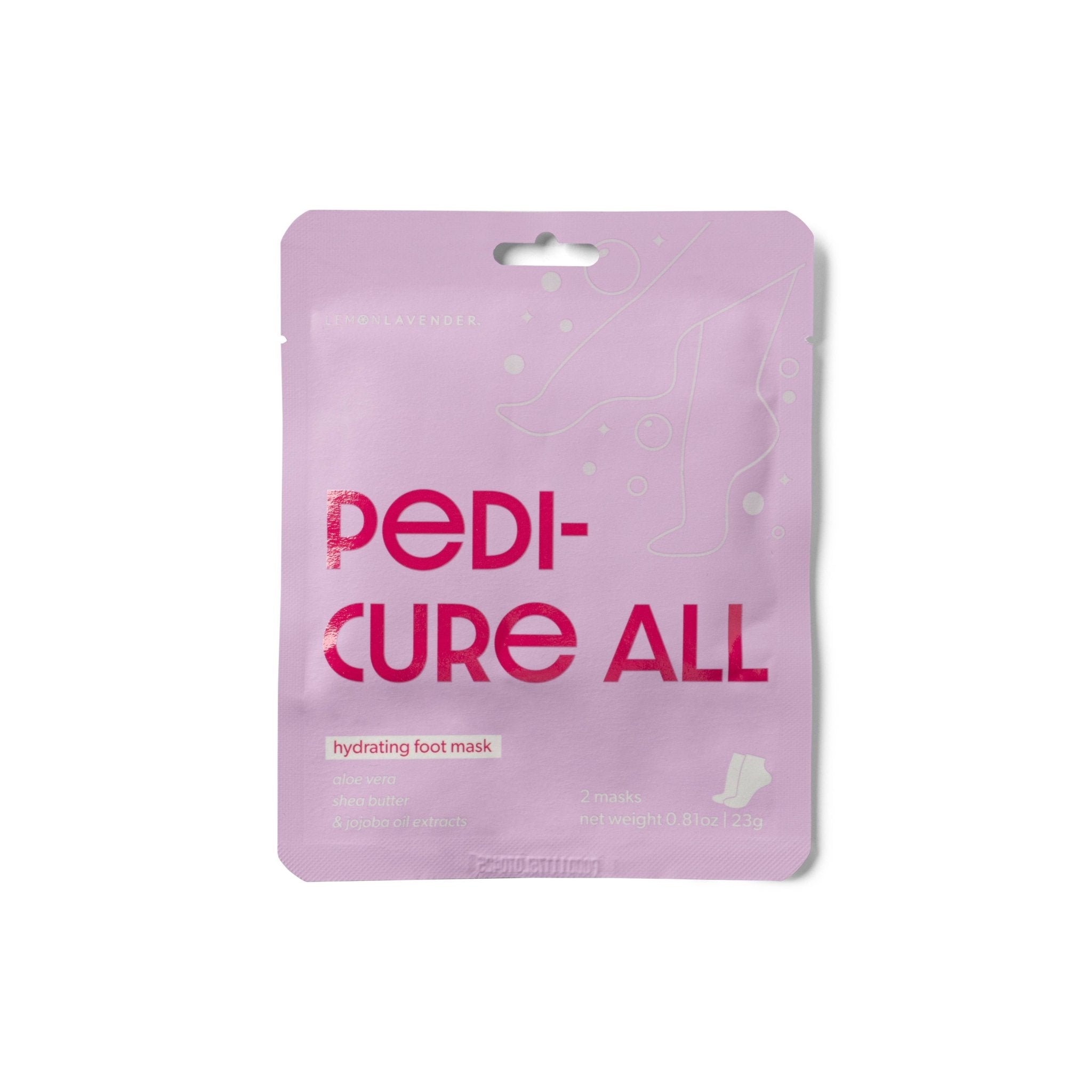 Lemon Lavender Smooth It Over Hydrating Hand & Foot Masks - Sugar Babies Children's Boutique/Meg's Shoppe