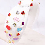 Let's Talk Hearts Headband Multi Hair Accessories Caroline Hill