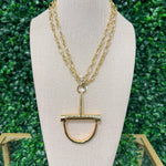 Lexington Horsebit Necklace - Sugar Babies Children's Boutique/Meg's Shoppe