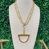 Lexington Horsebit Necklace - Sugar Babies Children's Boutique/Meg's Shoppe