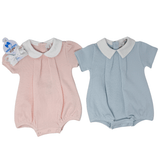 Liama Special Knit Bubble - Pink Girls Bubbles + Rompers MIOCOTTON
