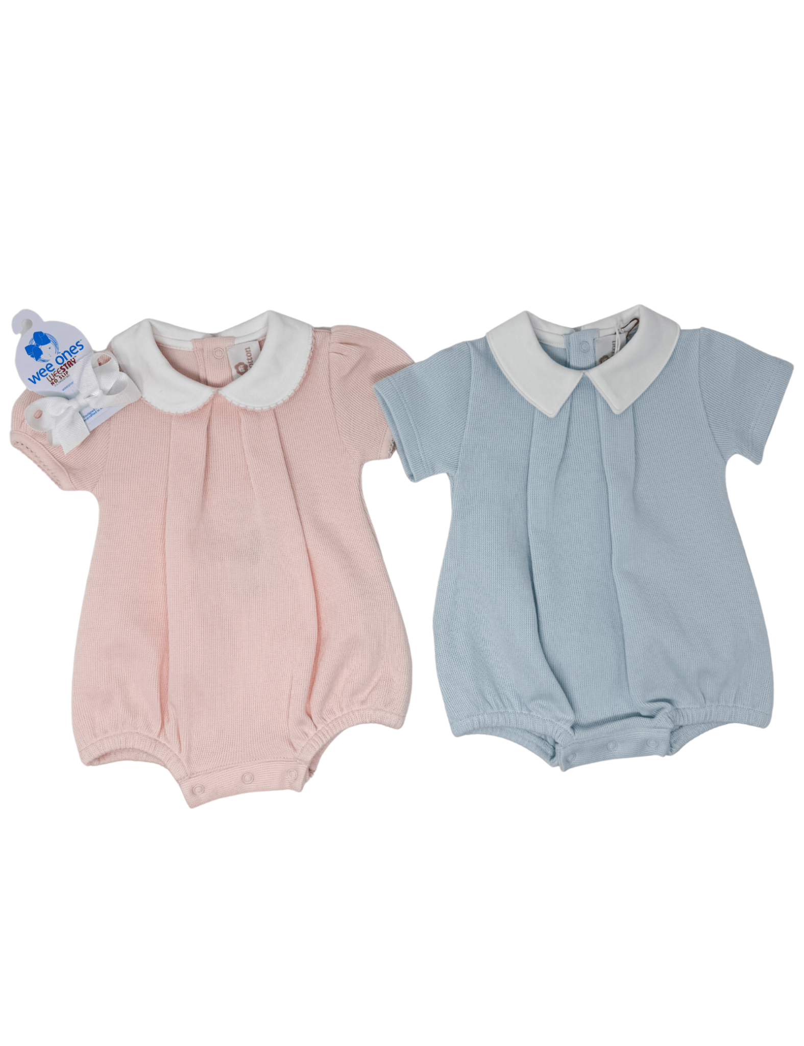 Liama Special Knit Bubble - Pink Girls Bubbles + Rompers MIOCOTTON