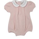 Liama Special Knit Bubble - Pink Girls Bubbles + Rompers MIOCOTTON