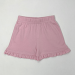 Light Pink Girl's Ruffled Shorts Girls Shorts Luigi