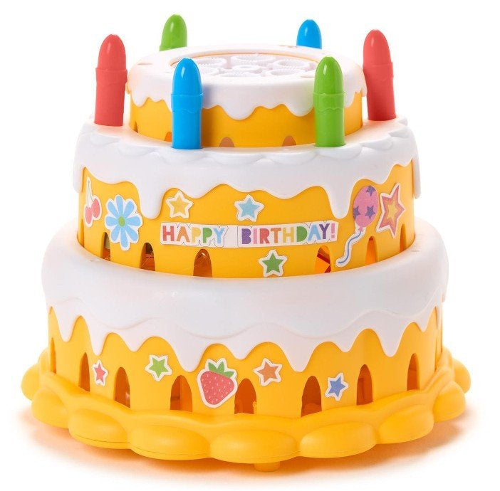 Light Up Birthday Cake Bubble Maker Toys Two's Company