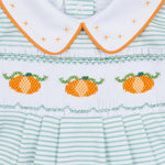 Lil' Pumpkin Classics Smocked Boy Footie - Celery Baby Sleepwear Magnolia Baby