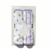 Lilac Buds Tiny Floral Burp Cloth Set Baby Accessories Goosies