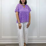 Lilac Luxe Textured Top - Lavender Tops Umgee