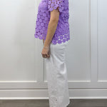 Lilac Luxe Textured Top - Lavender Tops Umgee