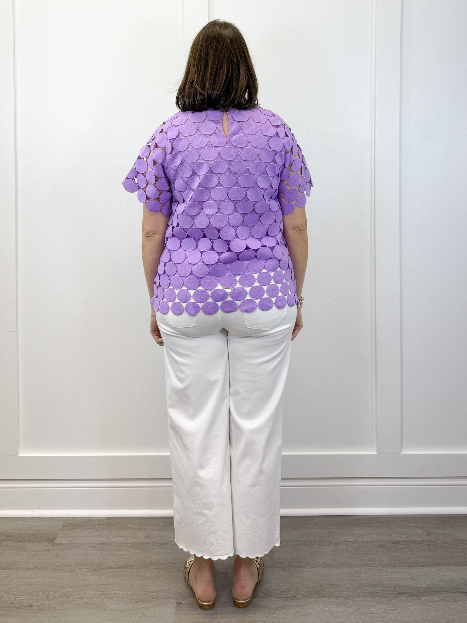 Lilac Luxe Textured Top - Lavender Tops Umgee
