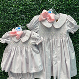 Lilac Smocked Geo Bloomer Set Girls Sets Banana Split