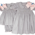 Lilac Smocked Geo Bloomer Set Girls Sets Banana Split