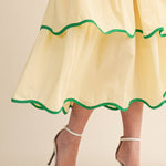 Limoncello Tiered Midi Dress - Sugar Babies Children's Boutique/Meg's Shoppe