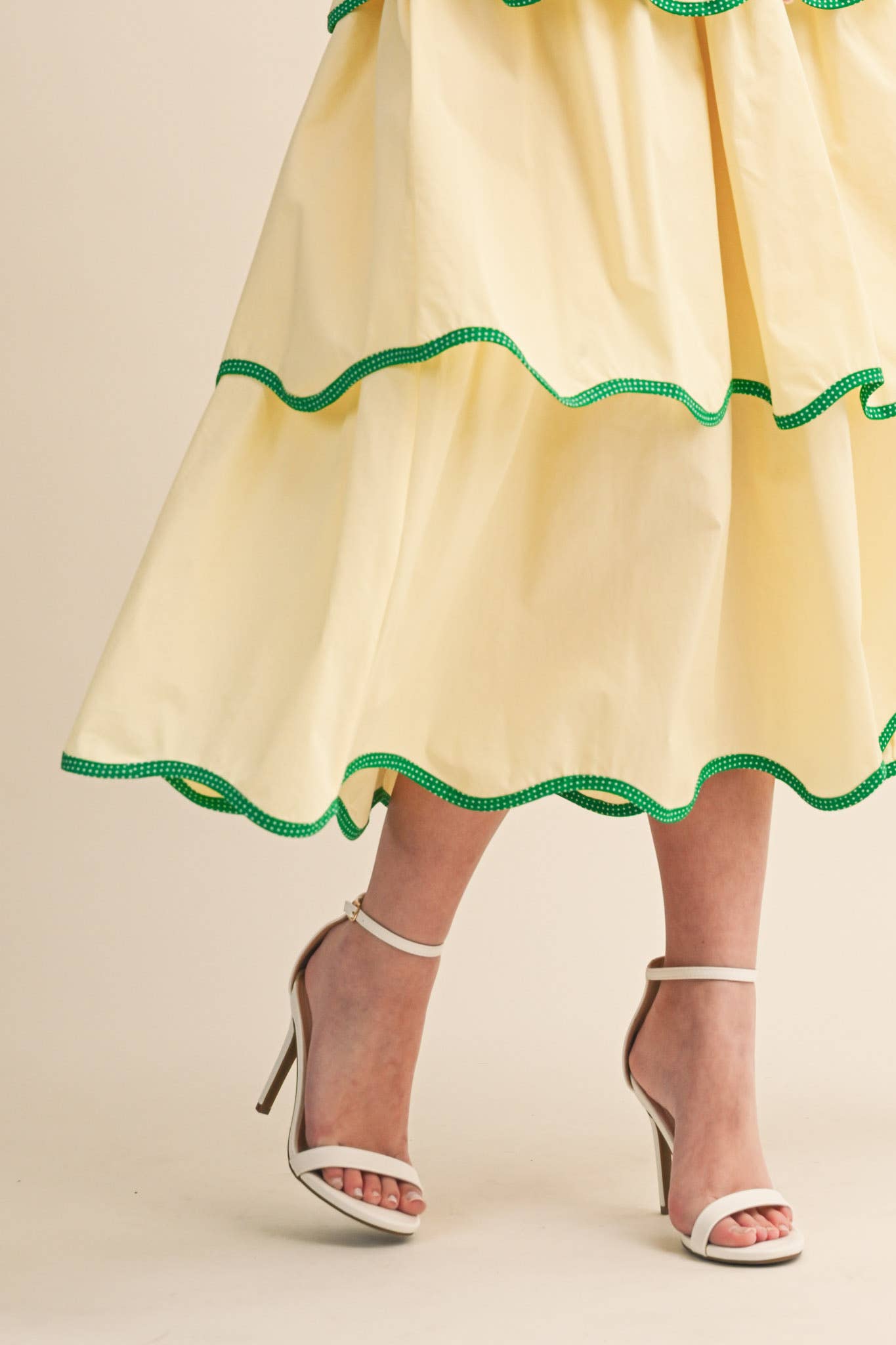 Limoncello Tiered Midi Dress - Sugar Babies Children's Boutique/Meg's Shoppe