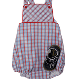 Linville Bubble - Patriotic Plaid Boys Bubbles + Rompers Little English