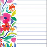 List Pad - Painterly Blooms Paper Goods GINA B DESIGNS