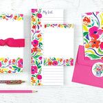 List Pad - Painterly Blooms Paper Goods GINA B DESIGNS