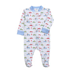 Little Drivers Pima Zipper Baby Sleepwear Baby Loren