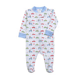 Little Drivers Pima Zipper Baby Sleepwear Baby Loren