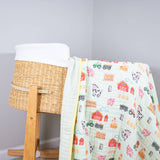 Little Farmer Baby Toddler Muslin Blanket Baby Accessories LollyBanks