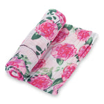 Live Life in Full Bloom Baby Muslin Swaddle Blanket Baby Accessories LollyBanks