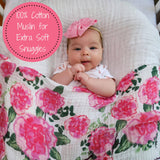 Live Life in Full Bloom Baby Muslin Swaddle Blanket Baby Accessories LollyBanks