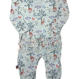 Love You Deerly Modal Footie Baby Sleepwear Magnetic Me