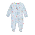 Love You Deerly Modal Footie Baby Sleepwear Magnetic Me