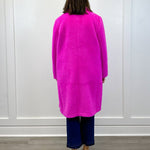 L/S Button Front Coat w/ Lining - Pink Flambe Outerwear Tribal