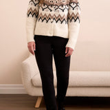 L/S Button Front Sweater Cardigan - Moonstone Sweaters Tribal