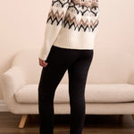L/S Button Front Sweater Cardigan - Moonstone Sweaters Tribal