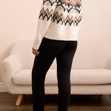 L/S Button Front Sweater Cardigan - Moonstone Sweaters Tribal