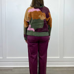 L/S Crew Neck Intarsia Sweater - Ginger Spice - Sugar Babies Children's Boutique/Meg's Shoppe