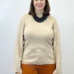 L/S Funnel Neck Sweater - Latte Sweaters Tribal