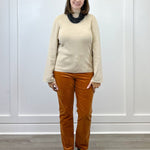 L/S Funnel Neck Sweater - Latte Sweaters Tribal